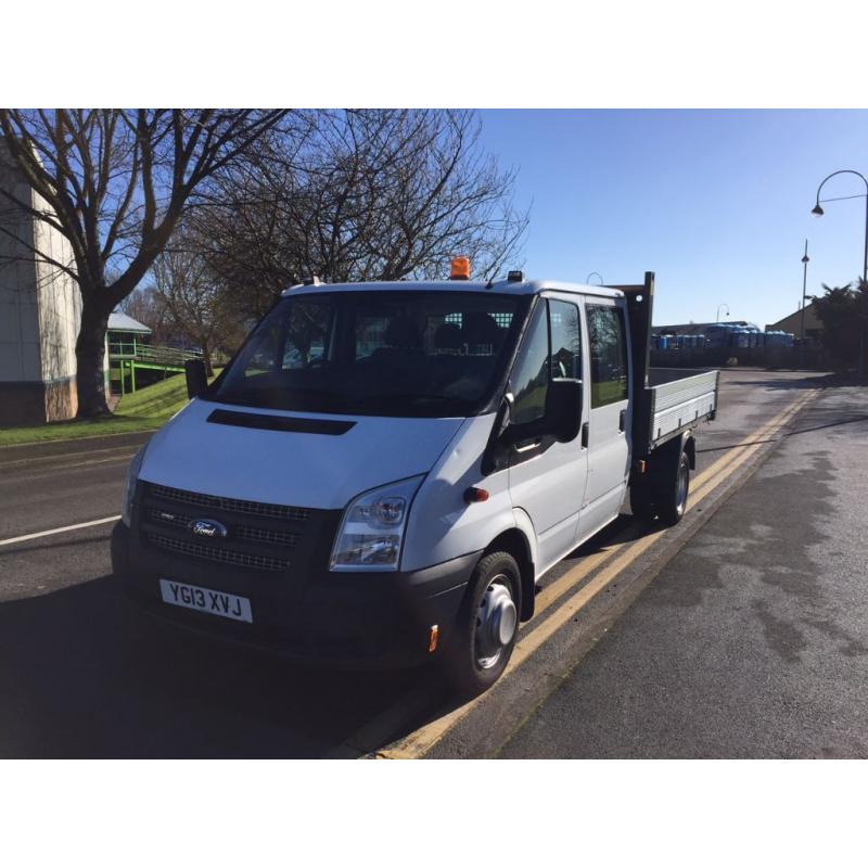 2013 Ford Transit Crew Cab Tipper. Low Mileage & in Excellent Condition.