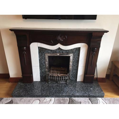 Fireplace and surround