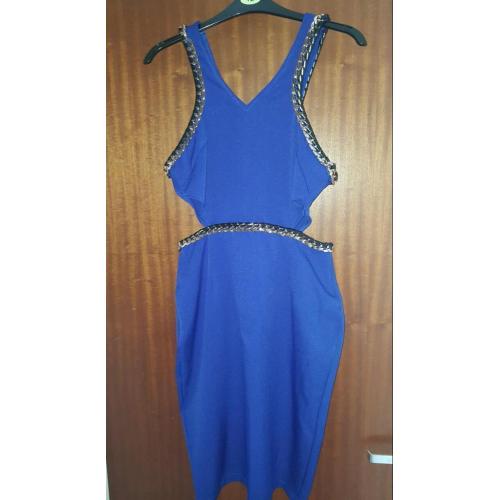Miss guided dress blue size 10