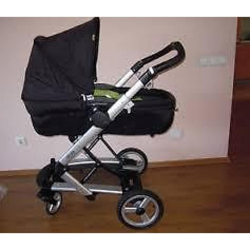 Mamas and Papas Skate Pram with Car Seat and Base