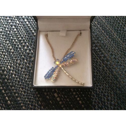 Swarovski crystal dragonfly