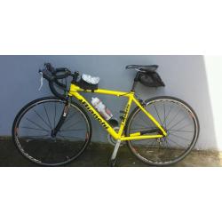 Bianchi road racing bike (yellow)