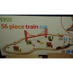 Wooden train set & track