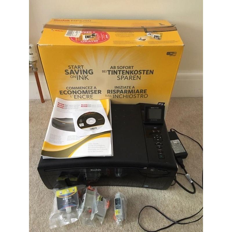Kodak 2520 Wifi Colour Printer / Scanner inc 3 cartridges
