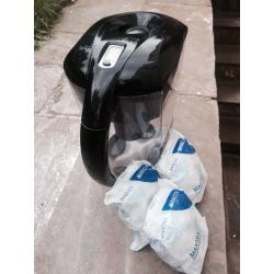 Brita water filter jug with 3 unopened filter cartridges
