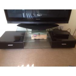 Beautiful glass tv unit