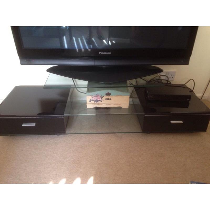 Beautiful glass tv unit