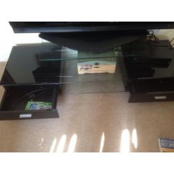 Beautiful glass tv unit