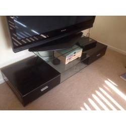 Beautiful glass tv unit