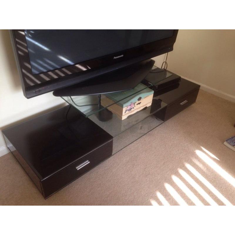 Beautiful glass tv unit