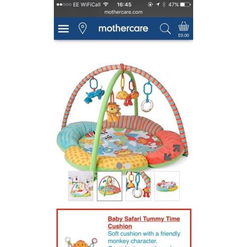 Mothercare Safari Playmat