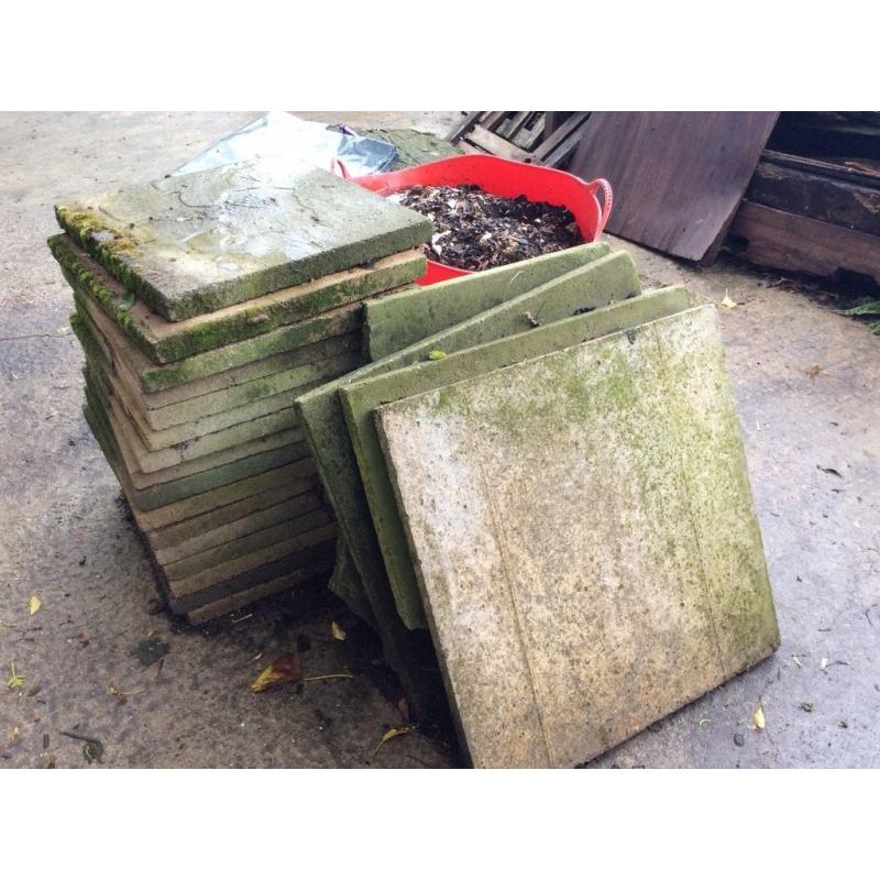 Free paving slabs