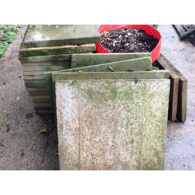 Free paving slabs
