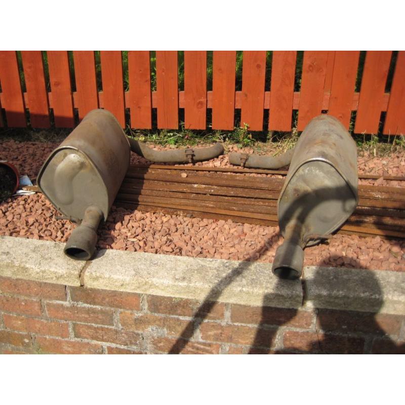 jaguar s type 3.0 v6 exhausts genuine off a 2001