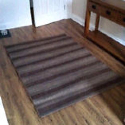 Brown Stripe Rug