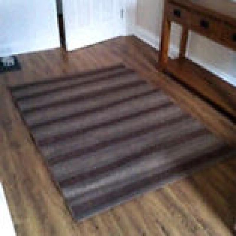 Brown Stripe Rug