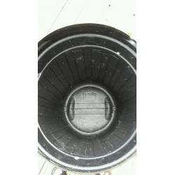 Black dustbin no lid