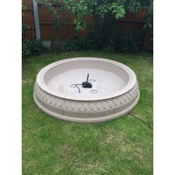 Garden pond/water fountain fully working