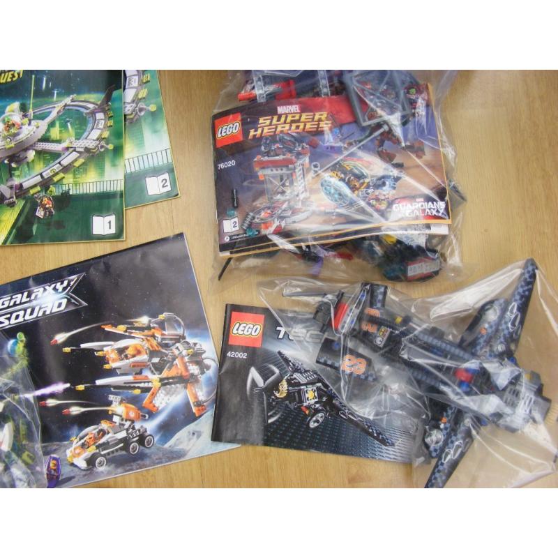 LEGO lot! 9 sets some are build, 1 Technic set brand new unopened.