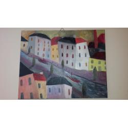 Oil painting on canvas