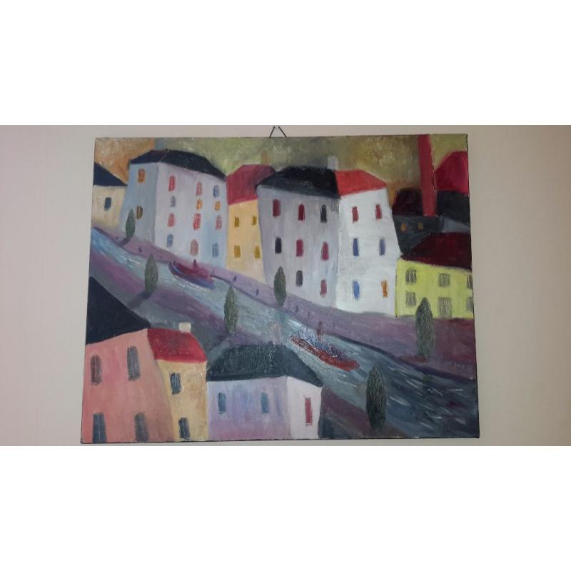 Oil painting on canvas
