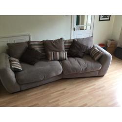 4 Seater Angled Sofa
