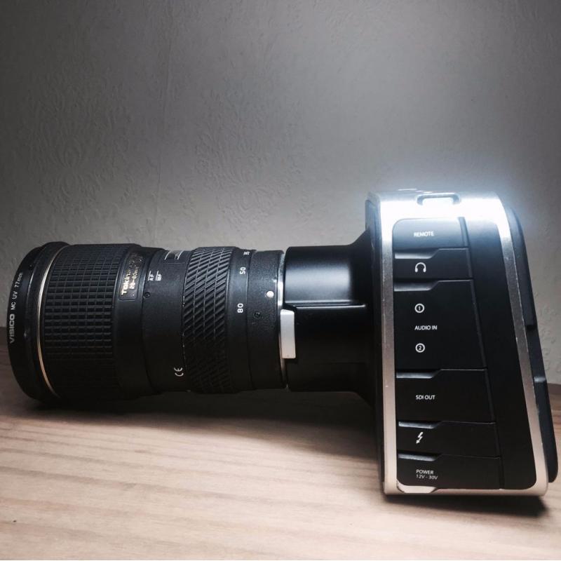Black Magic Cinema Camera 2.5K / 28-80mm 2.8 / Freefly MoVi m5