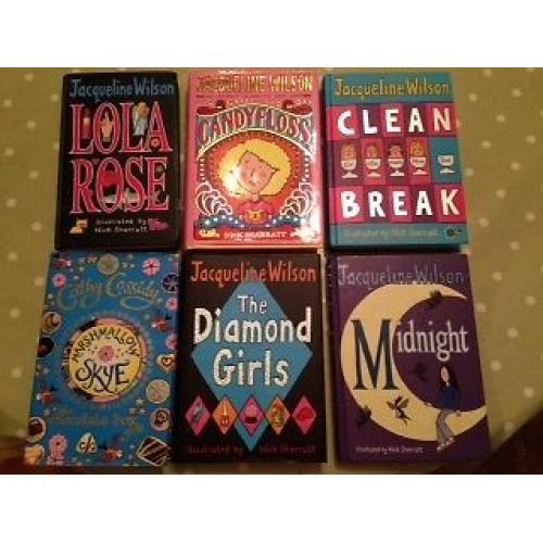 Jacqueline Wilson and Cathy Cassidy hardback books