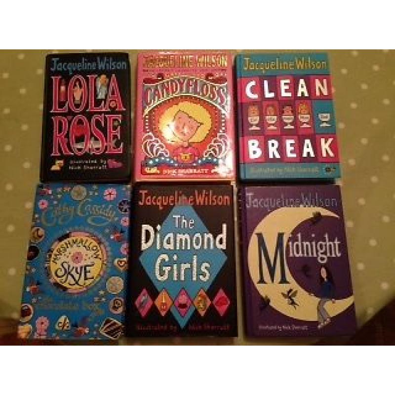 Jacqueline Wilson and Cathy Cassidy hardback books