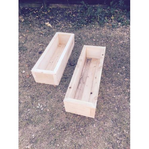 *RECYCLED SOLID TIMBER PLANTERS*