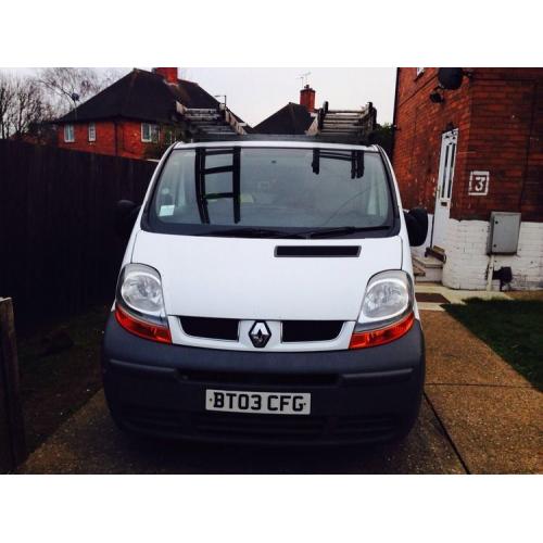 2003 renault trafic swb full mot px for smaller van & cash myway full roof rack 6 speed