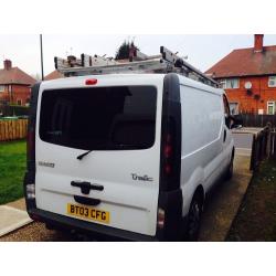 2003 renault trafic swb full mot px for smaller van & cash myway full roof rack 6 speed
