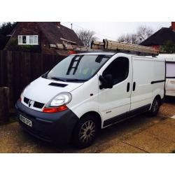 2003 renault trafic swb full mot px for smaller van & cash myway full roof rack 6 speed