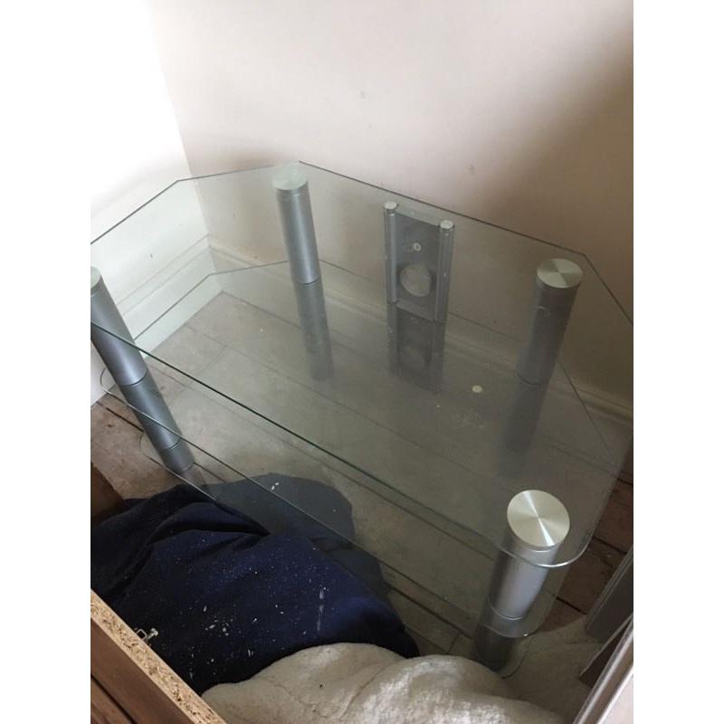 Glass tv stand FREE