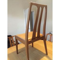 Nathan furniture set of 4 dining chairs