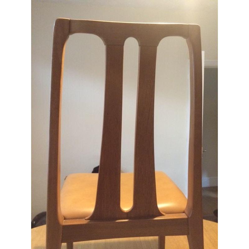 Nathan furniture set of 4 dining chairs