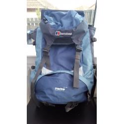 Berghaus Freeflow 35+8 Women's or Men's Backpack in blue/grey