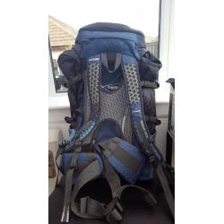 Berghaus Freeflow 35+8 Women's or Men's Backpack in blue/grey