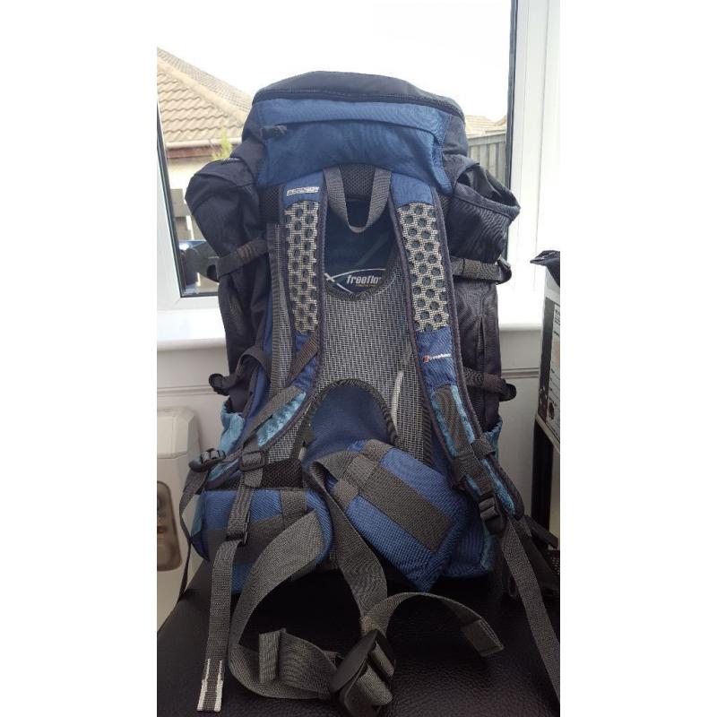 Berghaus Freeflow 35+8 Women's or Men's Backpack in blue/grey