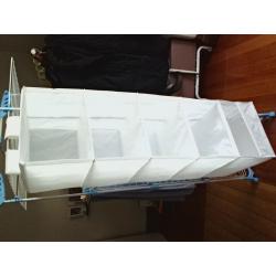 SKUBB Storage with 5 compartments, white (2 units) Just two weeks!!!