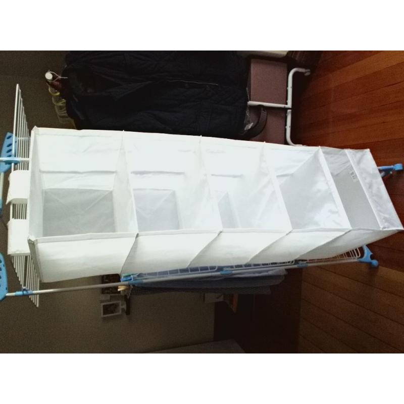 SKUBB Storage with 5 compartments, white (2 units) Just two weeks!!!