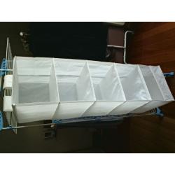 SKUBB Storage with 5 compartments, white (2 units) Just two weeks!!!