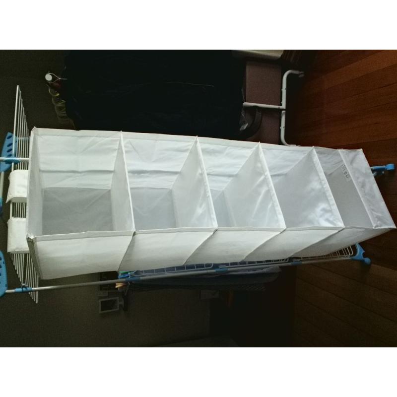 SKUBB Storage with 5 compartments, white (2 units) Just two weeks!!!