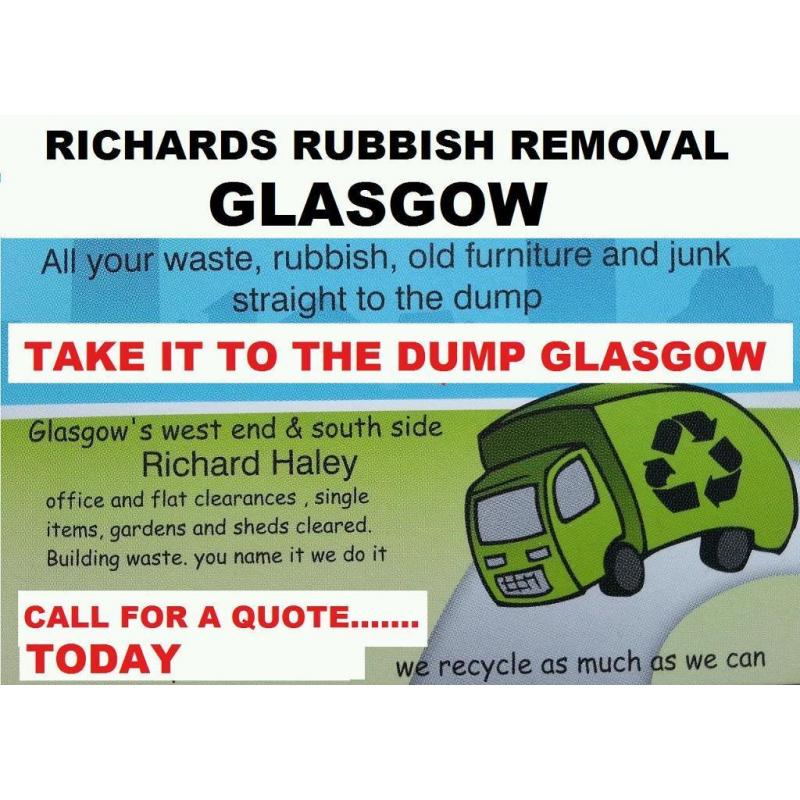 Richards Rubbish Removal. sofas, furniture, beds, house, Garden clearance, junk uplift. skip hire