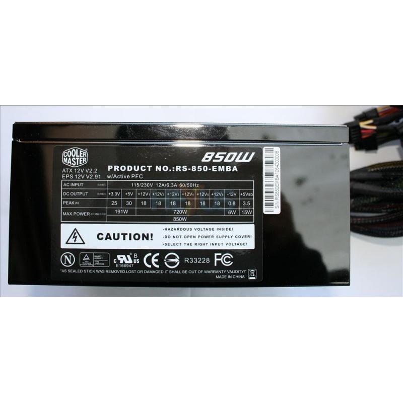 Cooler Master 850w Supply