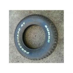 Suzuki Vitara New Kumho Powerguard 215 75 15 Tyre & Wheel 4x4 Mud Snow 215/75/R15 Fourtrak