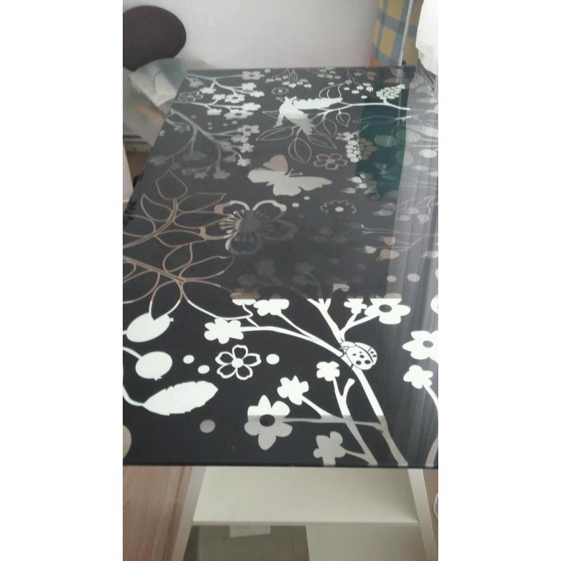 Glass table top large for dining or study desk