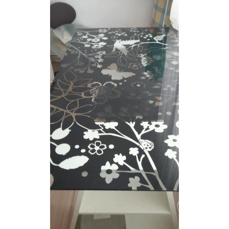 Glass table top large for dining or study desk
