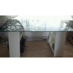 Glass table top large for dining or study desk