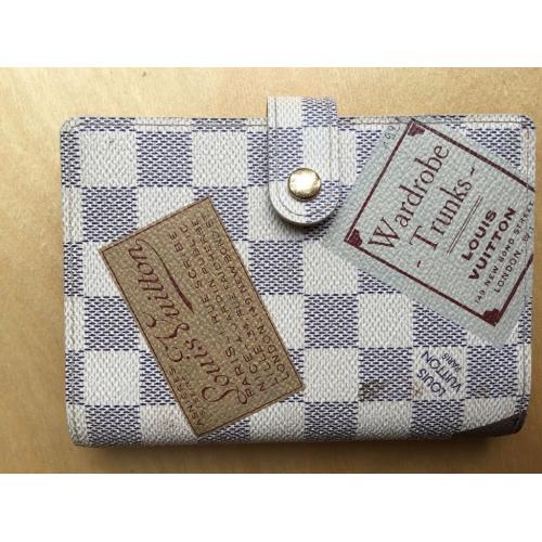 GENUINE LOUIS VUITTON SMALL RING AGENDA COVER organiser Travel Stickers Collection